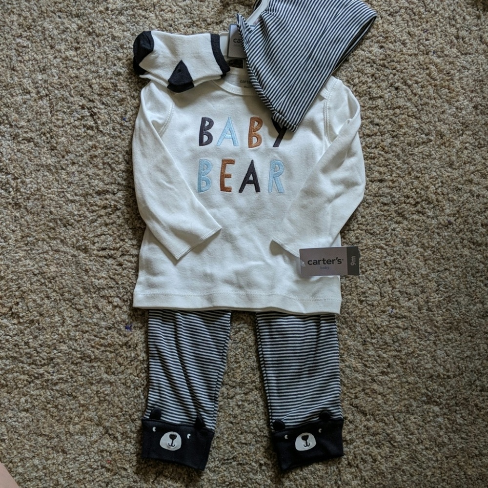 4 piece set baby bear
